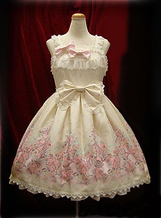 BABY ジュエルツリーブーケ柄JSK カチューシャ付き Jewel Tree Bouquet Print JSK by Baby, the Stars Shine Bright