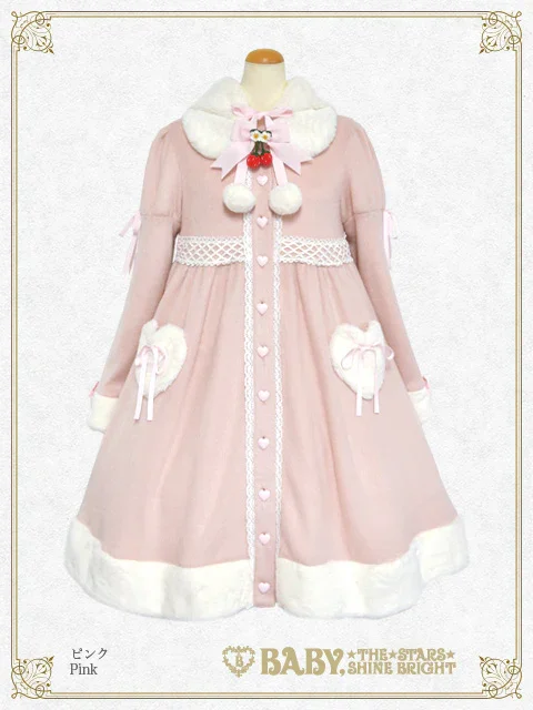 Swinging Strawberry Bunny Ear Coat OP by Baby, the Stars Shine Bright