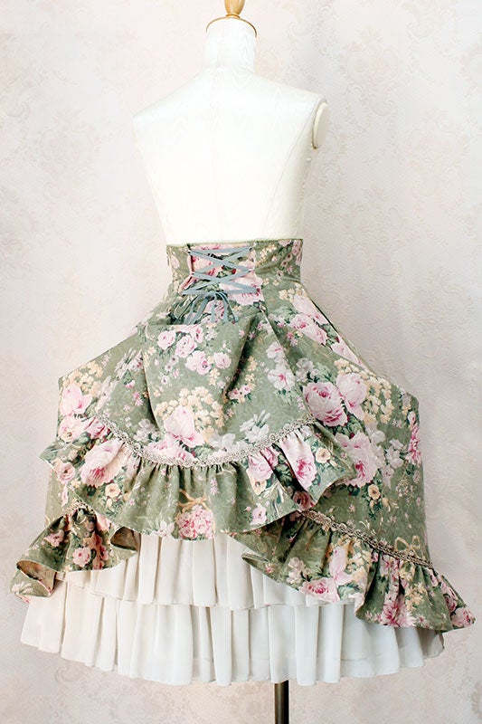 Lady Bloom Bustle Skirt by Victorian Maiden