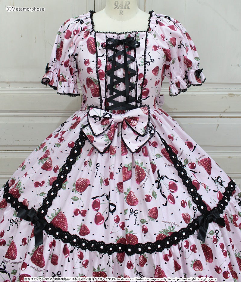 morphose Lady Fruit セット Lady Fruit Short Sleeve OP (Plus Size) by Metamorphose Temps de Fille