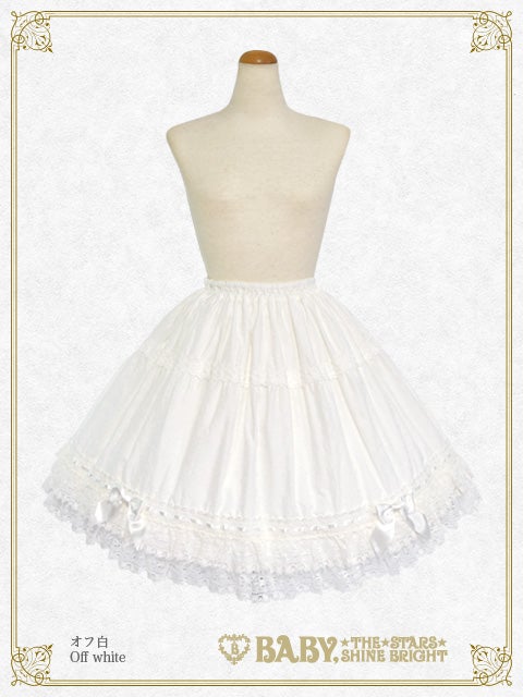 BABY THE STARS SHINE BRIGHT 花柄ティアードスカート Hawase Embroidery Tiered Skirt by Baby, the Stars Shine Bright