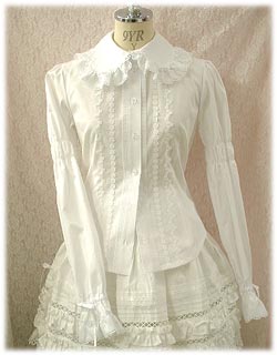 Heart Lace Back Pintuck Blouse by Baby, the Stars Shine Bright