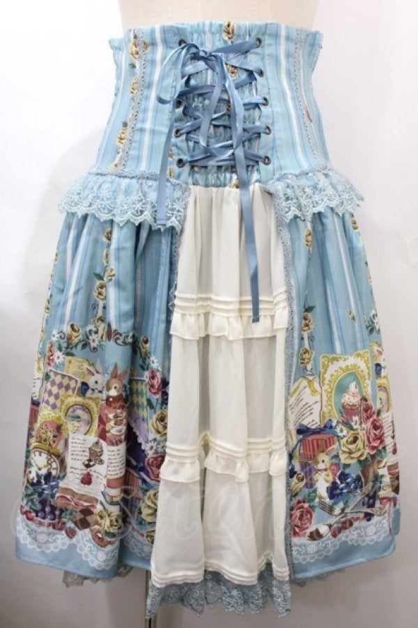 Kawaii - Tea Time Bunny Skirt by Axes Femme