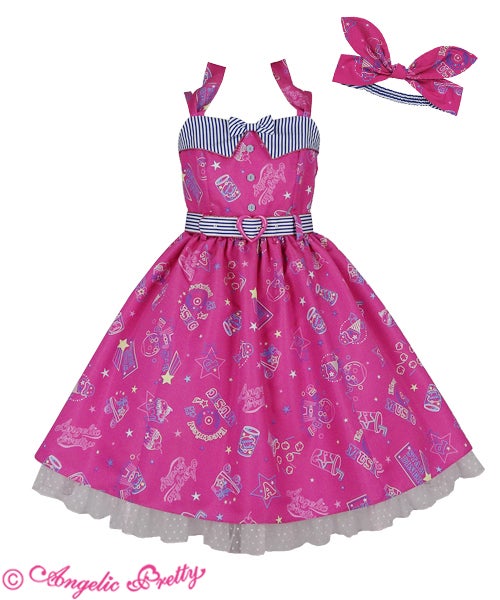 Neon Star Diner Special JSK Set by Angelic Pretty