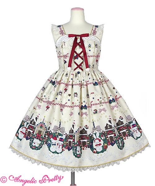 Angelic Pretty Fancy Noel ジャンパースカート Fancy Noel JSK by Angelic Pretty