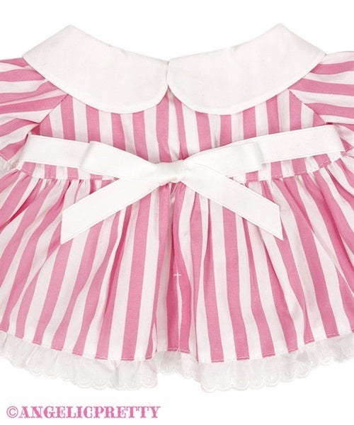 Lyrical Bunny Stripe Diner Wear Set by Angelic Pretty