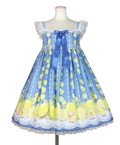 Angelic pretty fruity lemon ワンピース Fruity Lemon JSK Set by Angelic Pretty