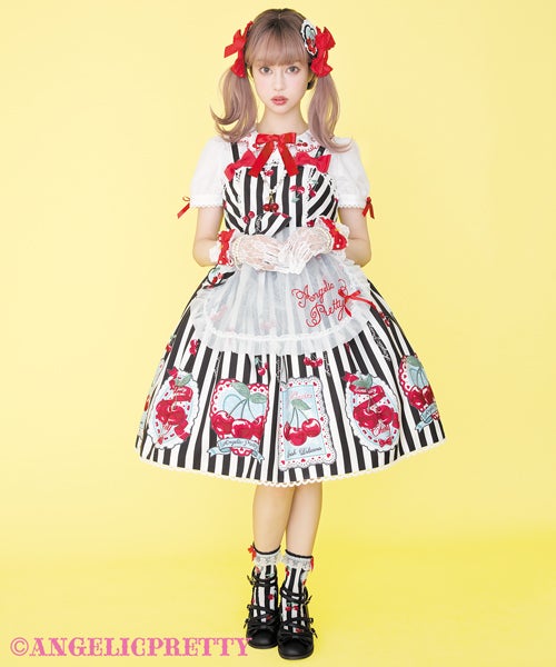 ワンピース angelic pretty cherry stamp Cherry Stamp JSK by Angelic Pretty