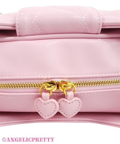Quilted Gem Ribbon Bag by Angelic Pretty