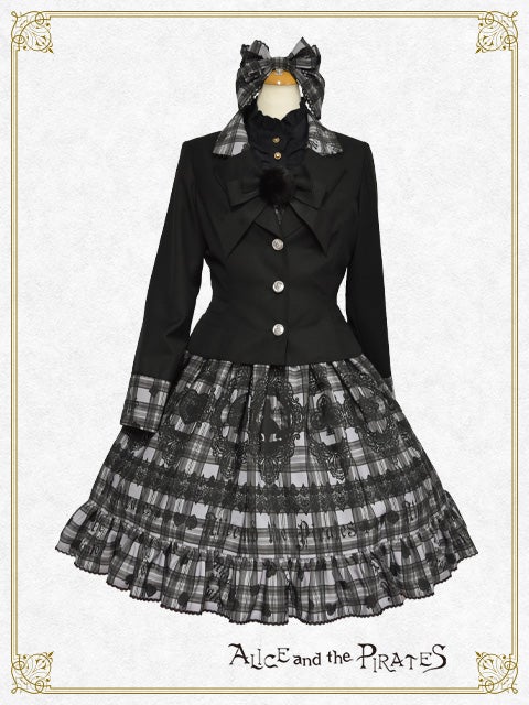 Alice's Cards Lace Tartan Check JSK II by Alice and the Pirates