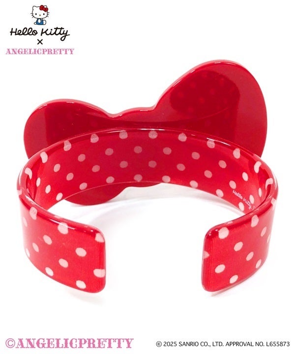 MTO] Hello Kitty Ribbon Bangle (2025) by Angelic Pretty