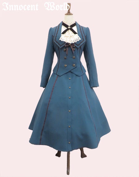 Fleur Bustle OP (Long Sleeve) (2023) by Innocent World