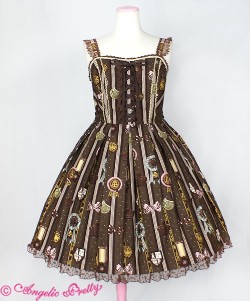 Chocolate Rosette Special JSK Set (2018) by Angelic Pretty