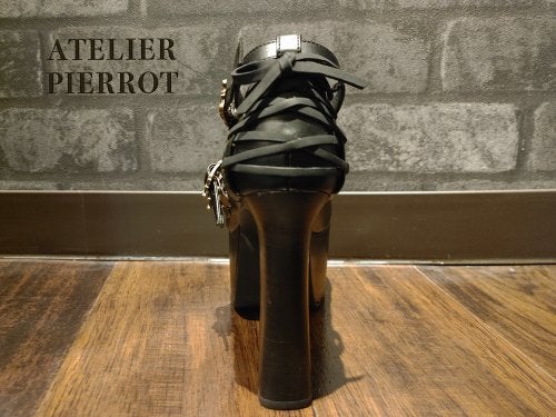 Antique Gold Frame Pumps by Atelier Pierrot