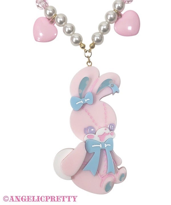 Cute Lyrical Bunny Necklace by Angelic Pretty