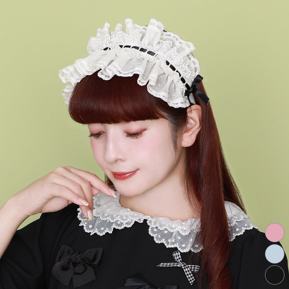 Romantic Frill Headband by Melody BasKet