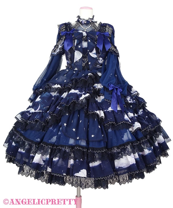 MTO] Misty Sky Dress Set by Angelic Pretty