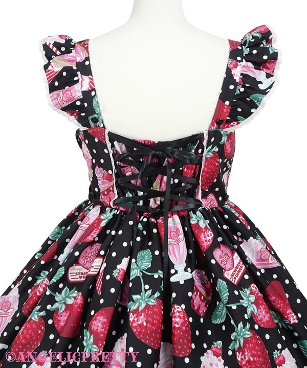 ワンピース Angelic pretty strawberry diner JSK Fresh Strawberry Diner JSK by Angelic Pretty