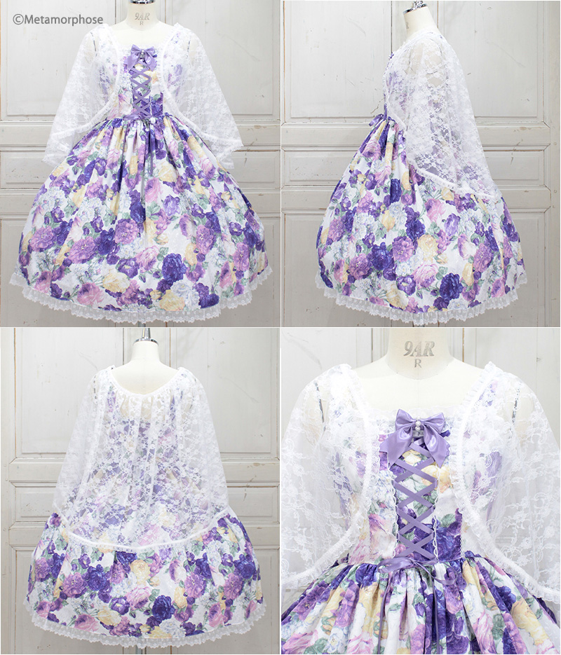 Flower Lace Ribbon JSK by Metamorphose Temps de Fille