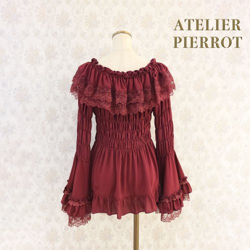 Shirring Princess Sleeve Blouse (2024) by Atelier Pierrot