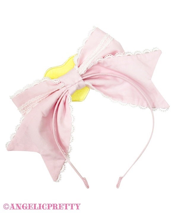 Delicious Lemonade Head Bow by Angelic Pretty