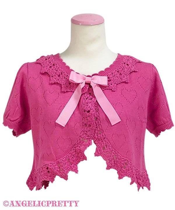 Heart Knit Bolero by Angelic Pretty