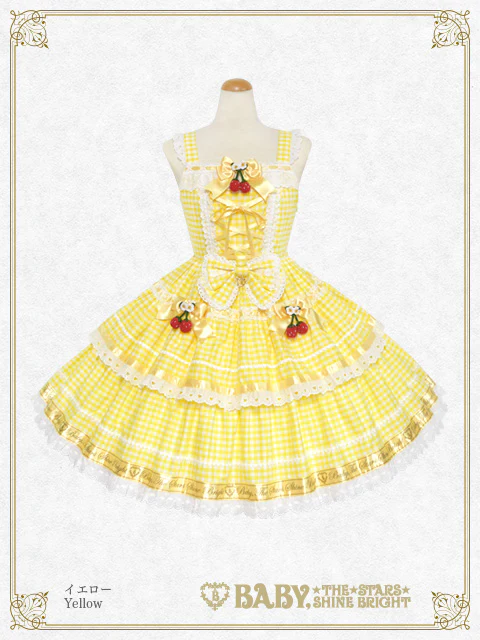 Swinging Strawberry's Happy Berry Present Gingham JSK (2026) by