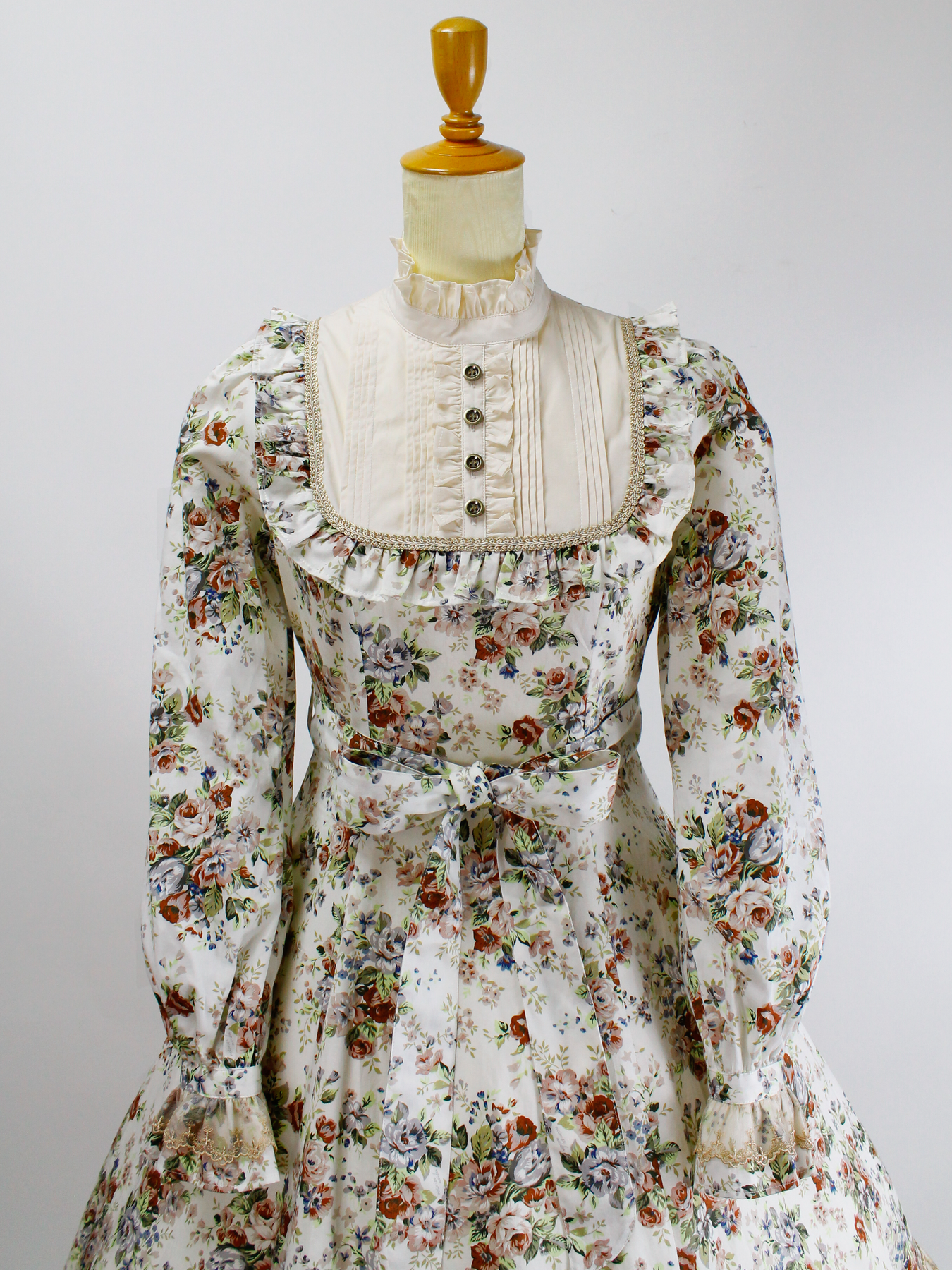 Antique Rococo Bouquet Classical Doll Long OP by Victorian Maiden