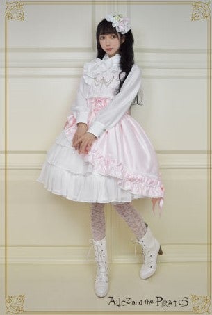 Gathered Chiffon JSK & Round Headdress Set (Nagoya exclusive) by