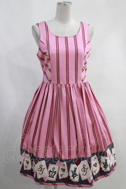 Shirley Temple アリス柄　ジャンパースカート Trump Alice Jacquard JSK by Shirley Temple