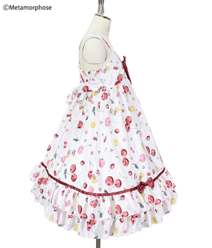 ワンピース floating heart cherry JSK Floating Heart Cherry Babydoll JSK by Metamorphose Temps de Fille
