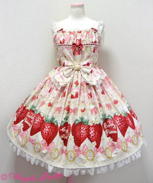 MTO] Melty Berry Princess JSK (2022) by Angelic Pretty