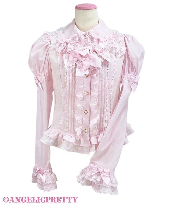 Angelic Pretty シフォンブラウス　ピンク Angelic Princess Blouse (2025) by Angelic Pretty