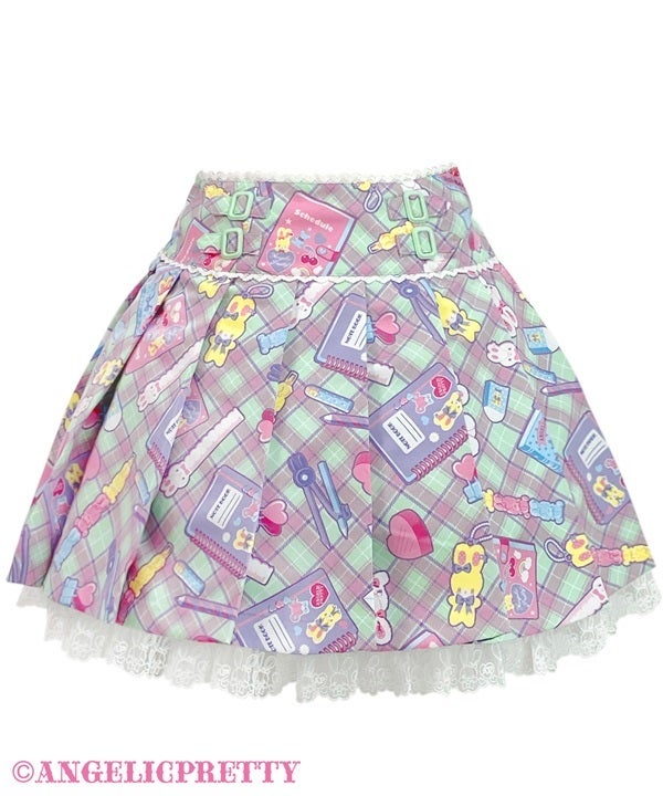 Fancy Stationery Skirt by Angelic Pretty