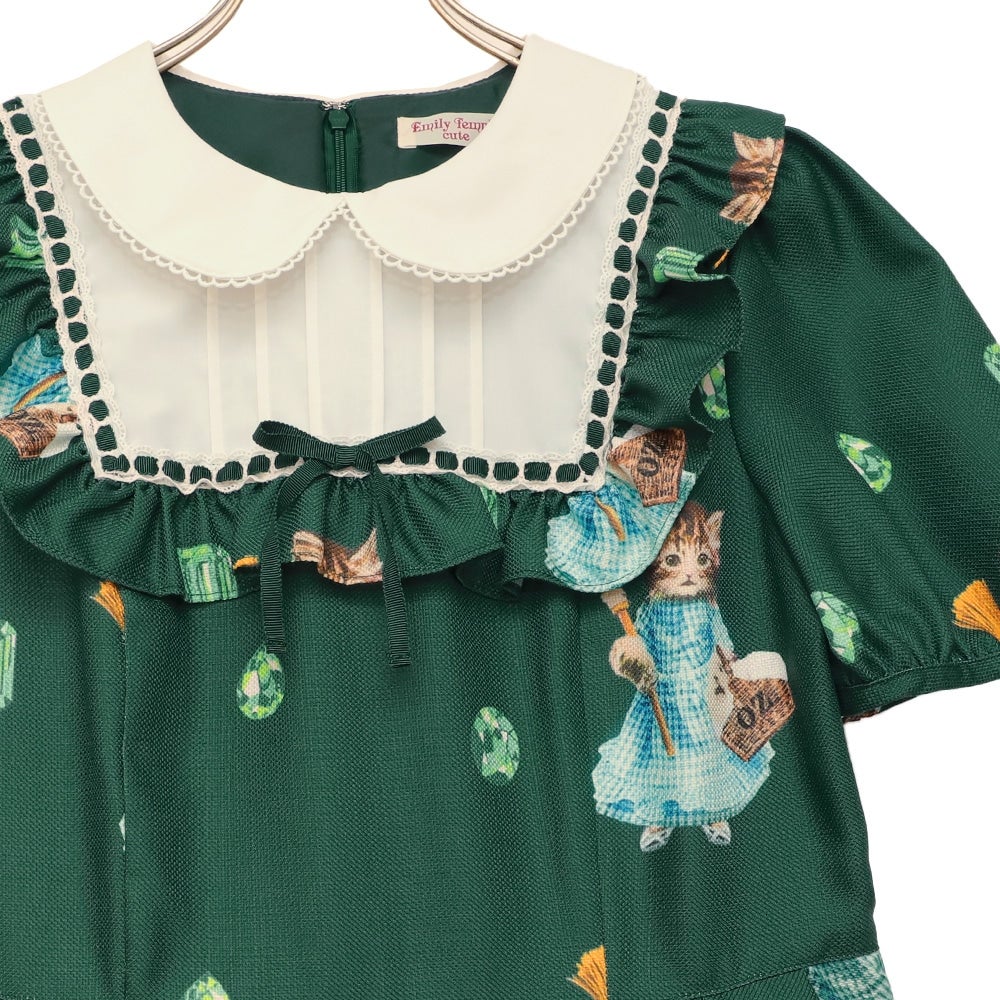 Oz Cats Yoke Frill OP by Emily Temple Cute