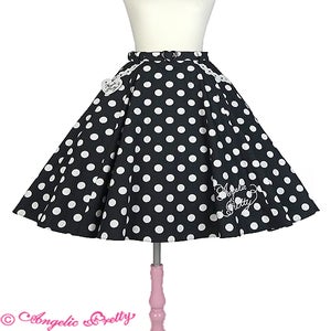 Milkshake Dot Circular Skirt by Angelic Pretty