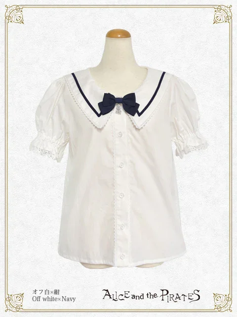 La Brise Chantante Sailor Collar Blouse by Alice and the Pirates