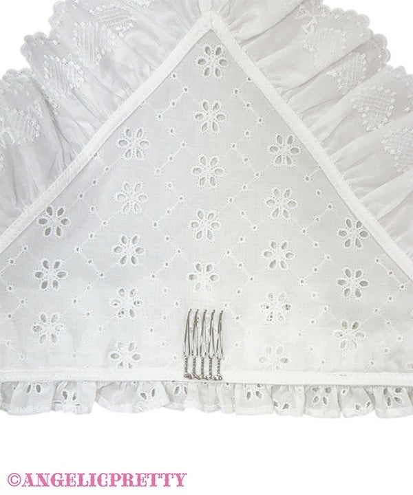 Sentimental Heart Lace Babushka by Angelic Pretty