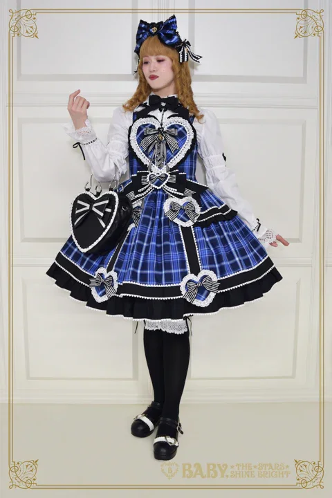 Sweet Wing Tartan Check JSK by Baby, the Stars Shine Bright