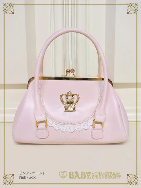 【BABY】王冠がま口Bag ピンク Purse Shaped Crown Bag (2025) by Baby, the Stars Shine Bright