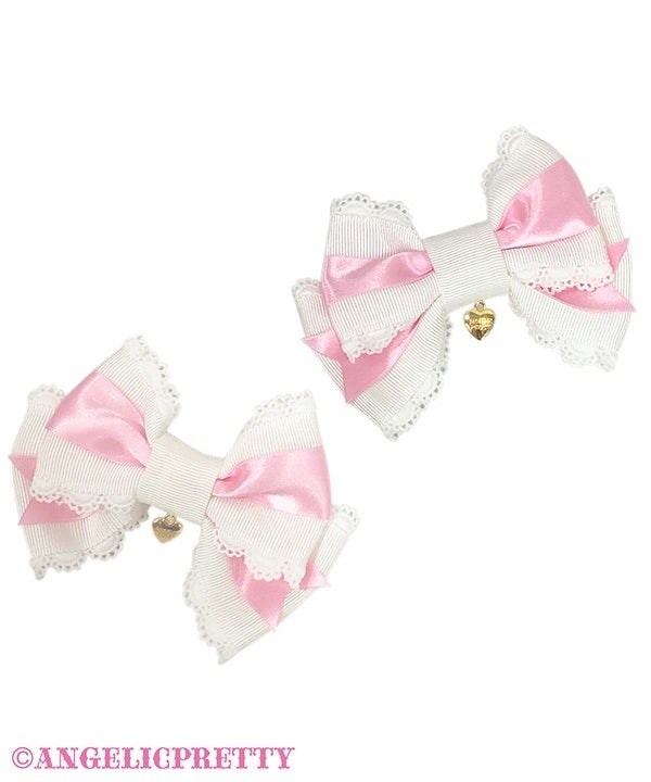 Haishoku Ribbon Clip Set by Angelic Pretty