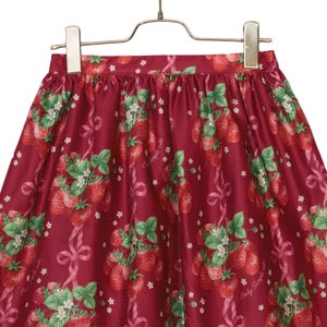 Strawberry Ribbon Tree Skirt by Emily Temple Cute