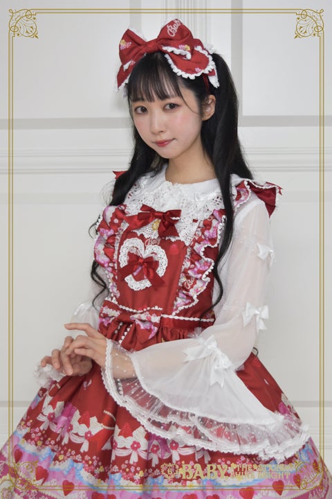 Strawberry Sweetheart Cake Hearty JSK + Head Bow Set (2023