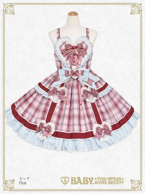 Sweet Wing Tartan Check JSK by Baby, the Stars Shine Bright