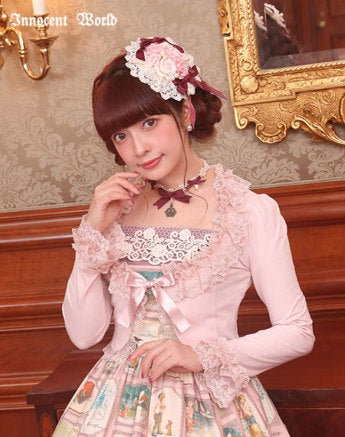 Innocent World バラレースミルフィーユボレロ ショコラ Rose Lace Millefeuille Bolero (2020 2nd Release) by Innocent World