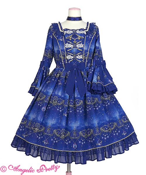 【新品】Angelic Pretty☆激レア☆星座柄オーバーニーソックス Aurora Dreams Guided by the Constellations OP by Angelic Pretty