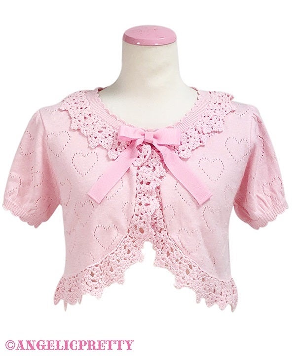 Heart Knit Bolero by Angelic Pretty
