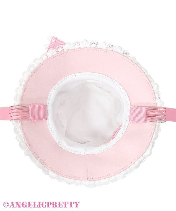 Airy Heart Gift Ribbon Mini Hat by Angelic Pretty