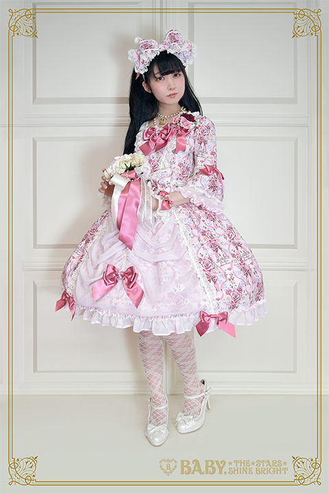【BABY】Pearl Bouquet Princess ブラウス/ピンク Pearl Bouquet OP by Baby, the Stars Shine Bright