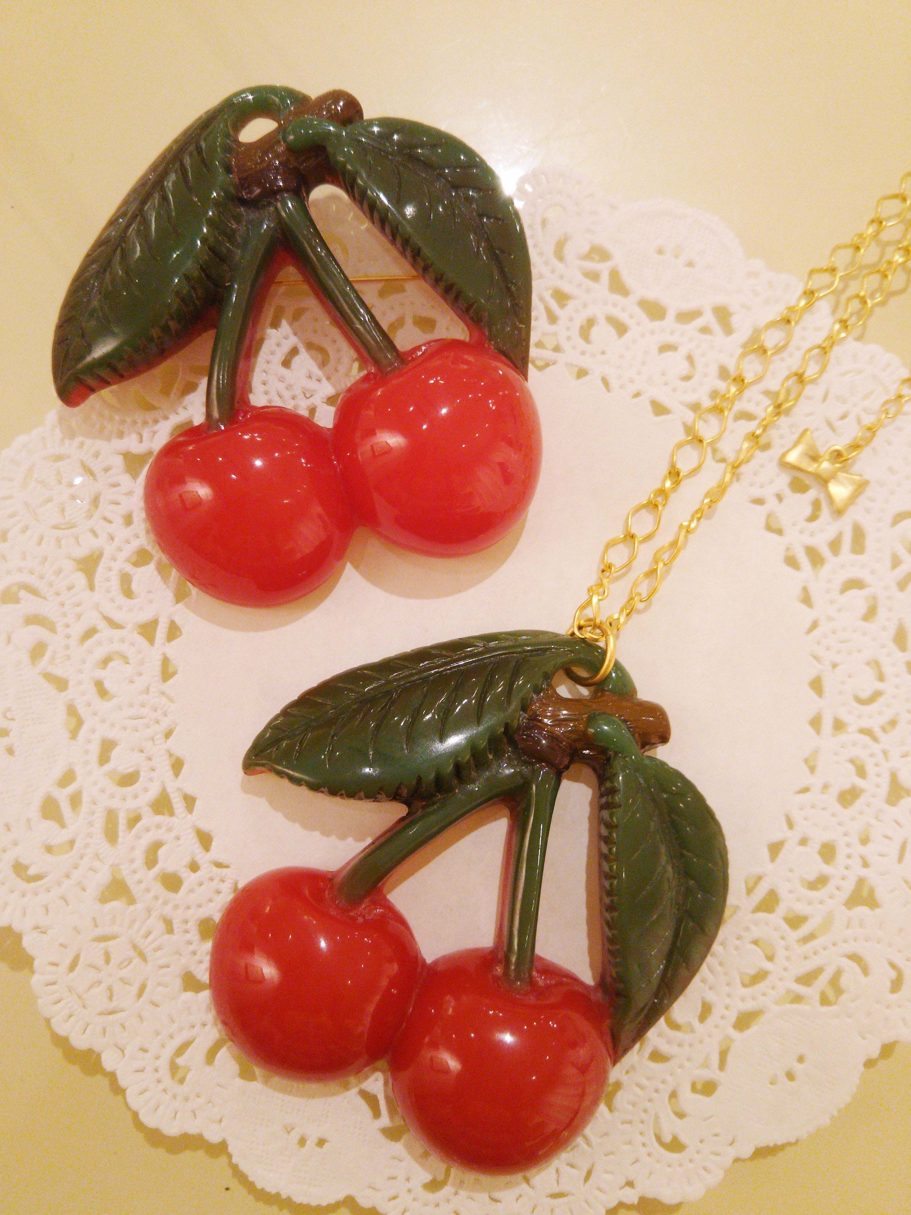 Cherry Brooch by Leur Getter